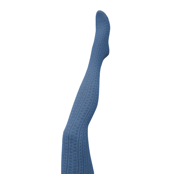 Haptic Organic Cotton Tights / Blue