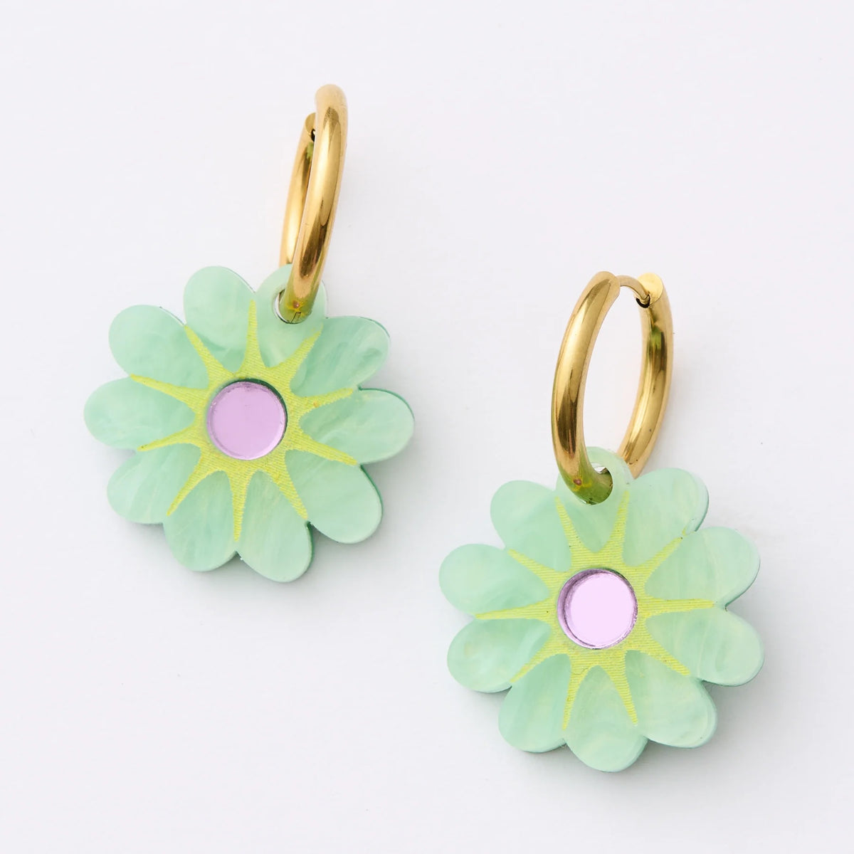 Hattie Earrings / Mint