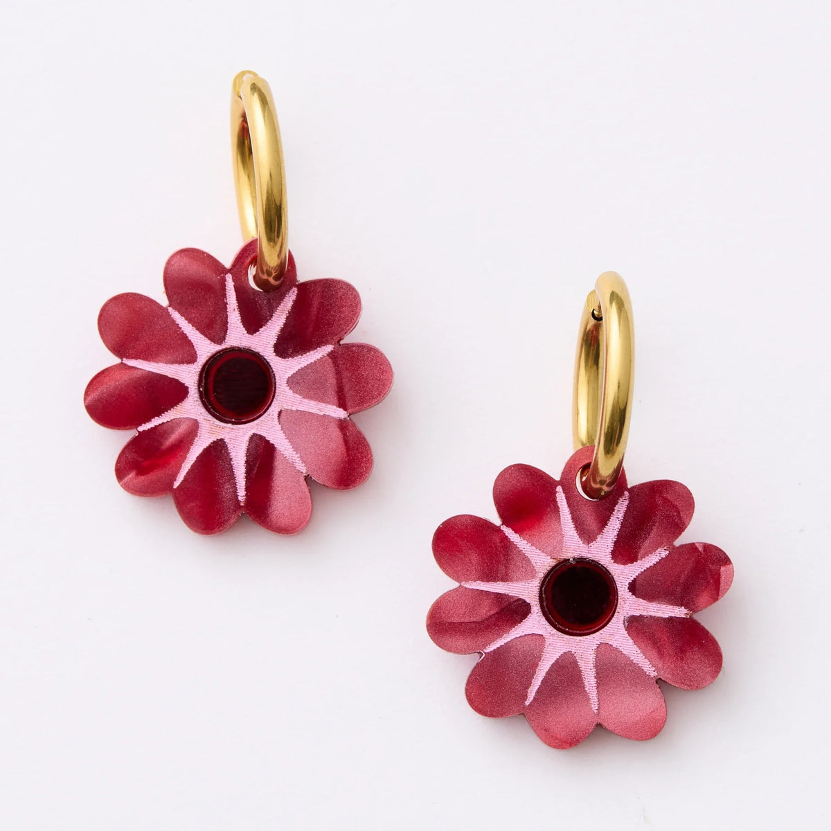 Hattie Earrings / Red