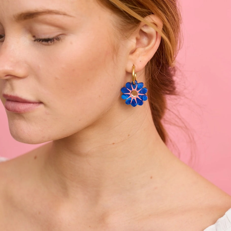 Hattie Earrings / Cobalt