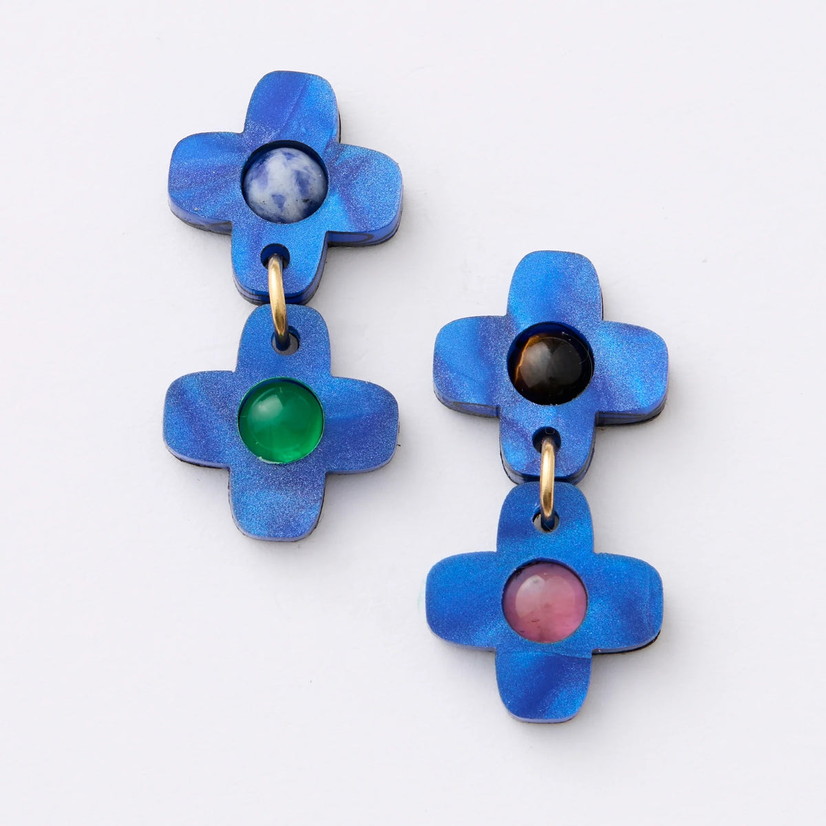 Hecate Earrings / Cobalt