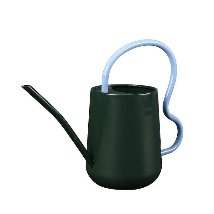 Collector Scalloped Indoor Watering Can / Green