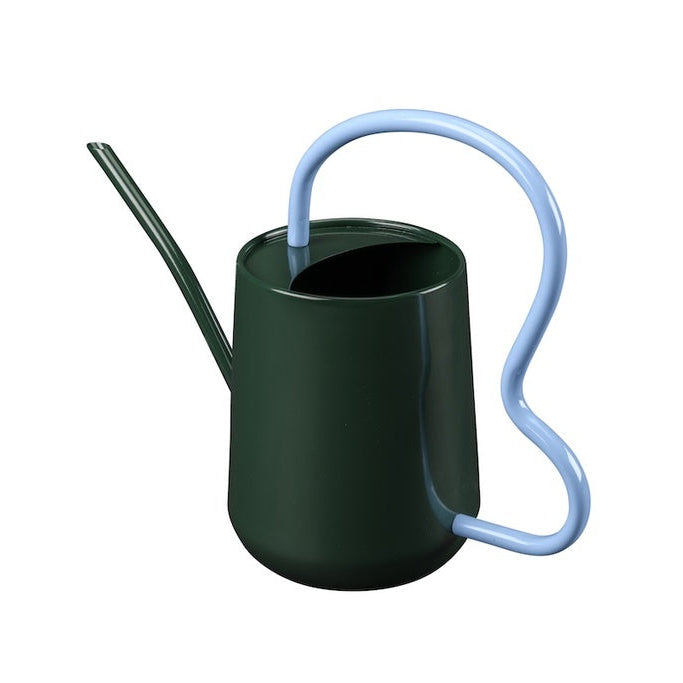 Collector Scalloped Indoor Watering Can / Green