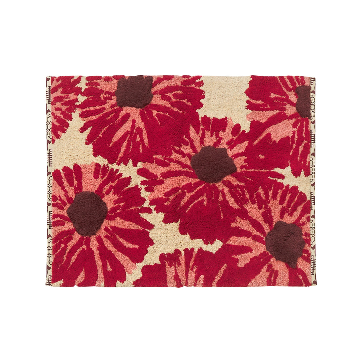 Isabella Bath Mat / Crimson