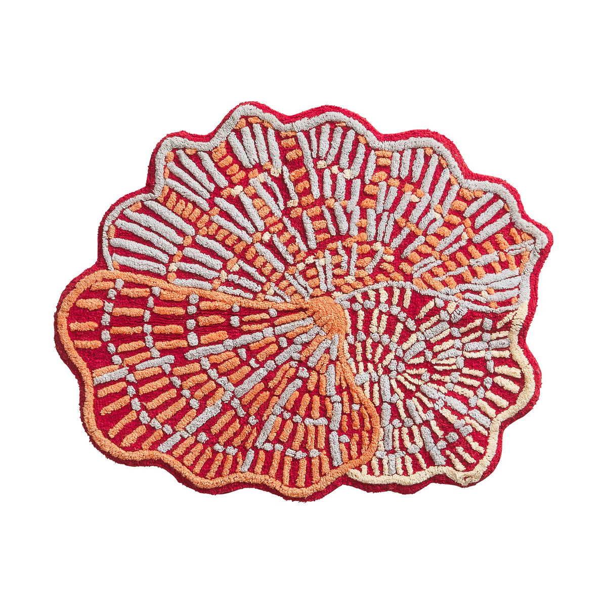 Claudelle Bath Mat / Crimson