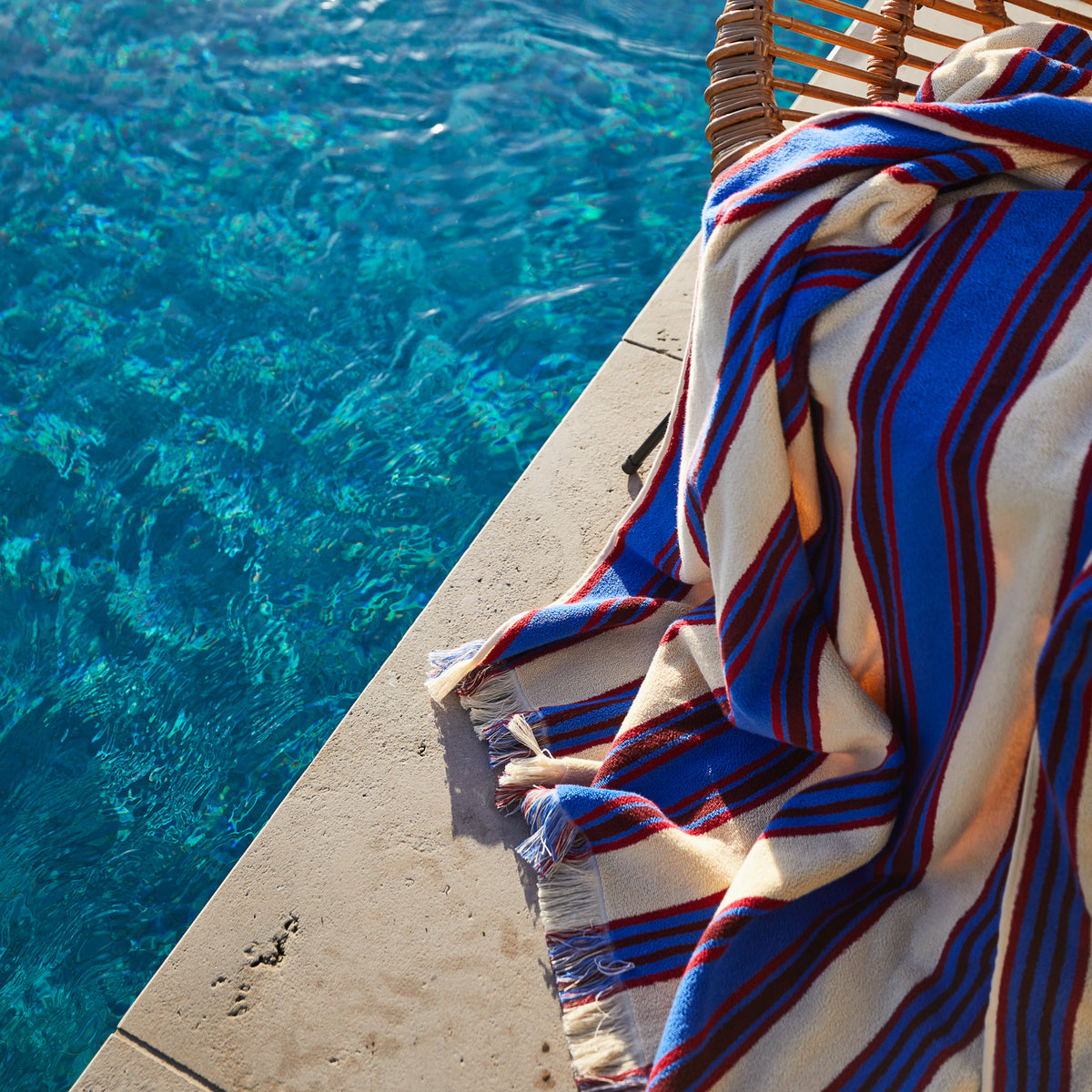 Selene Bath Sheet / Azure