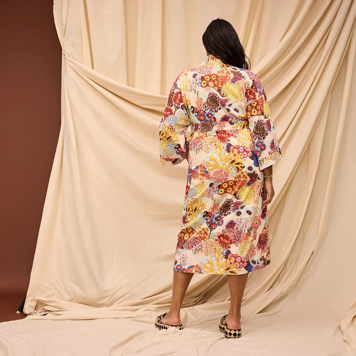 Cora Cotton Robe / Pearl