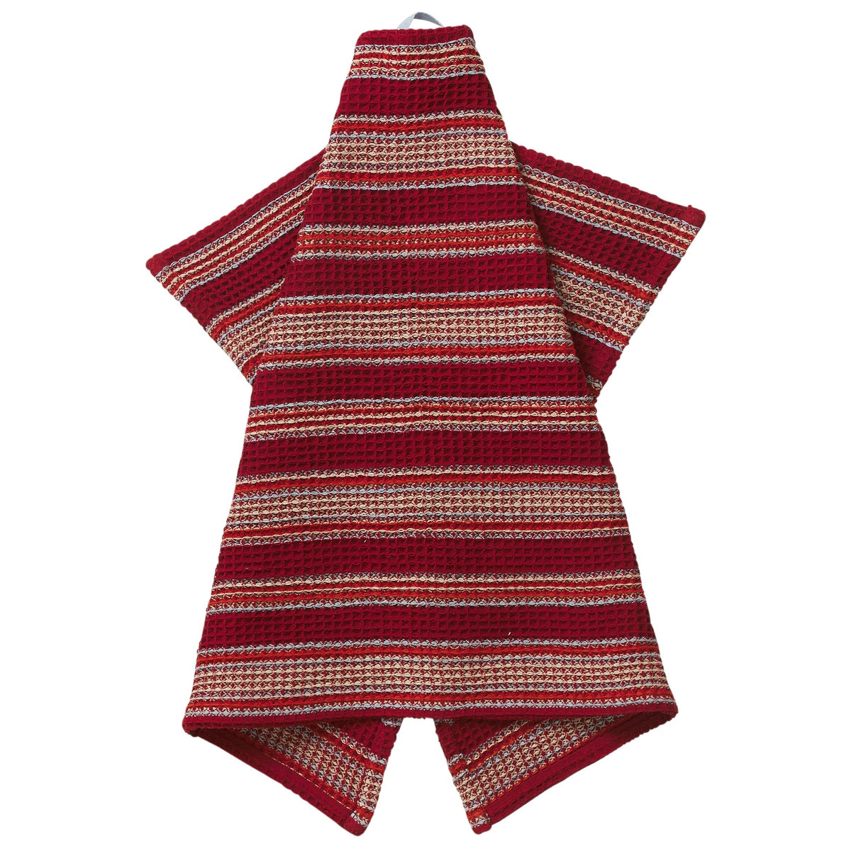Selene Stripe Tea Towel / Crimson