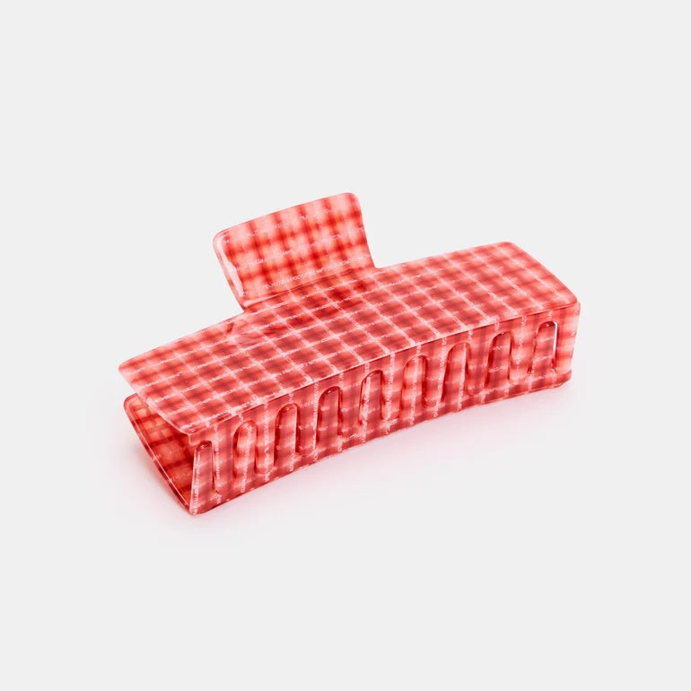 Jumbo Box Claw / Red Plaid