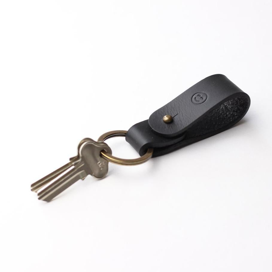 Leather Key Fob / Black