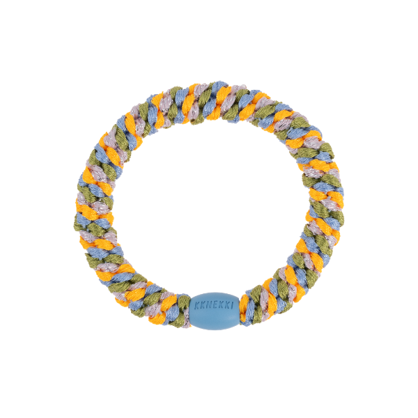 Kknekki Hair Tie / Light Orange Sky Blue
