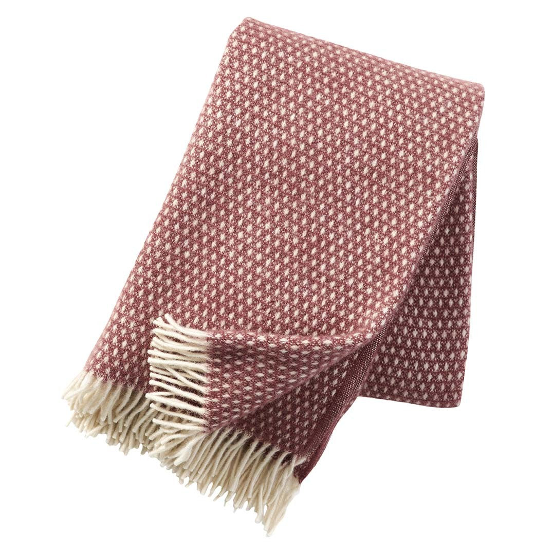 Knut Wool Throw / Rose Brown