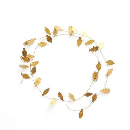 Brass Leaf Garland