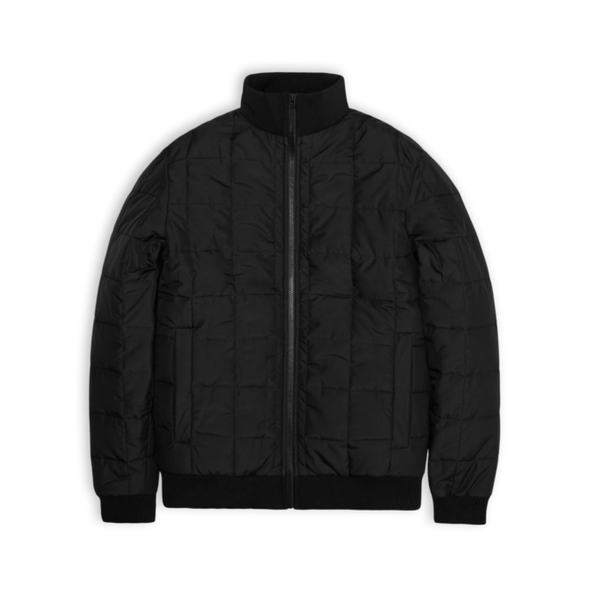 Liner High Neck Jacket / Black