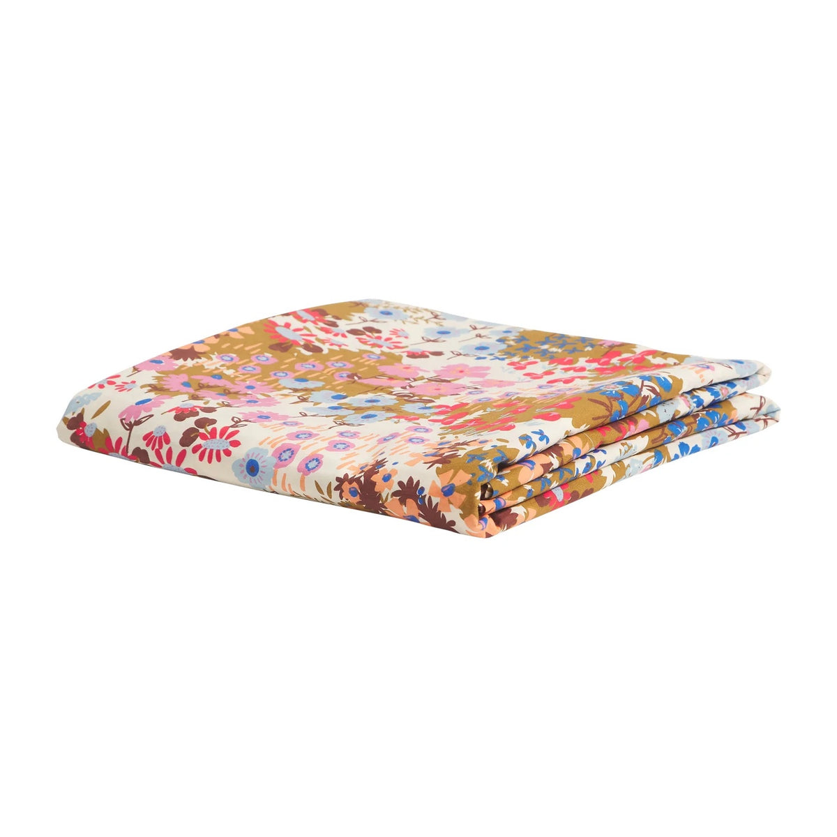 Aisha Cotton Flat Sheet / Ginger