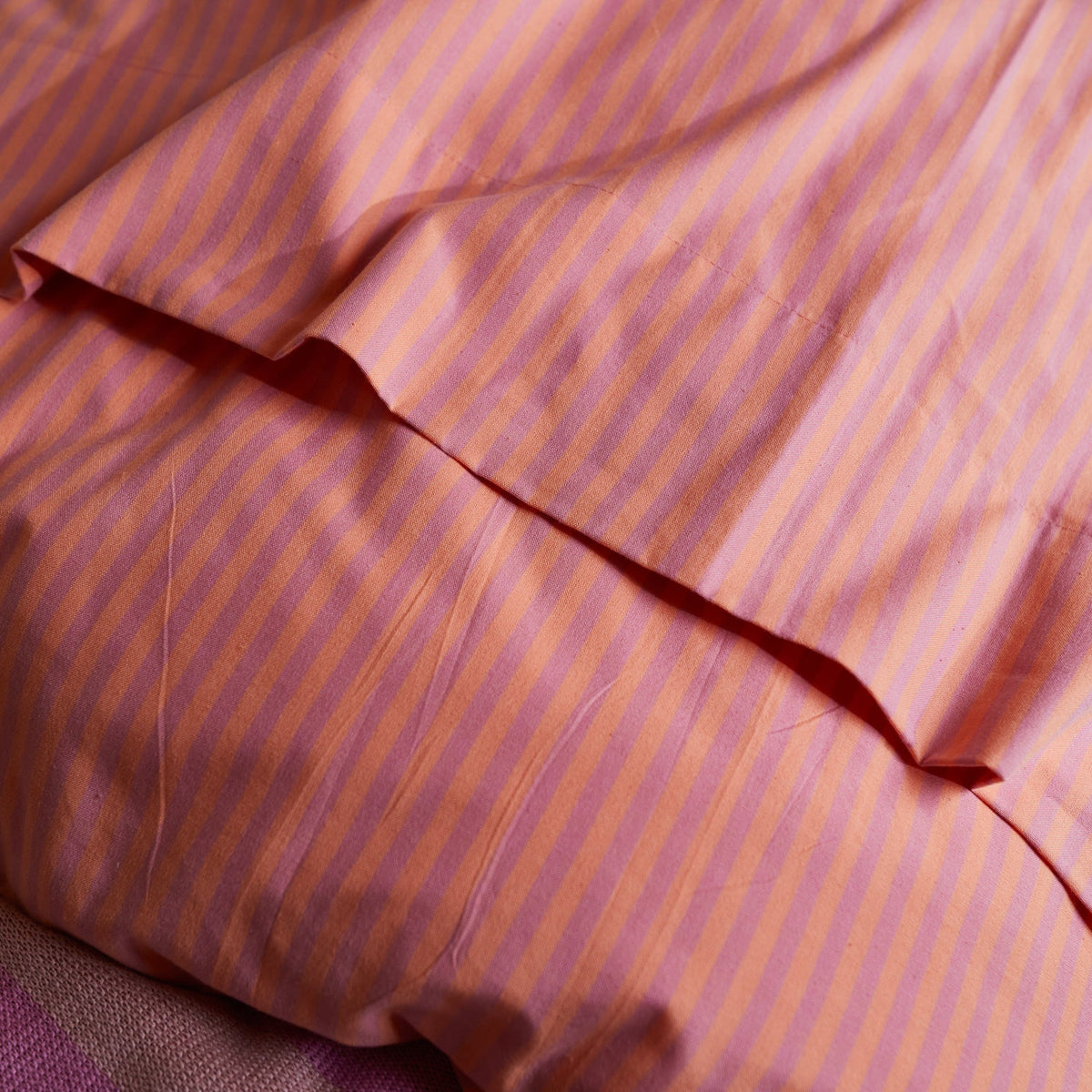 Bundi Cotton Fitted Sheet / Rosewater