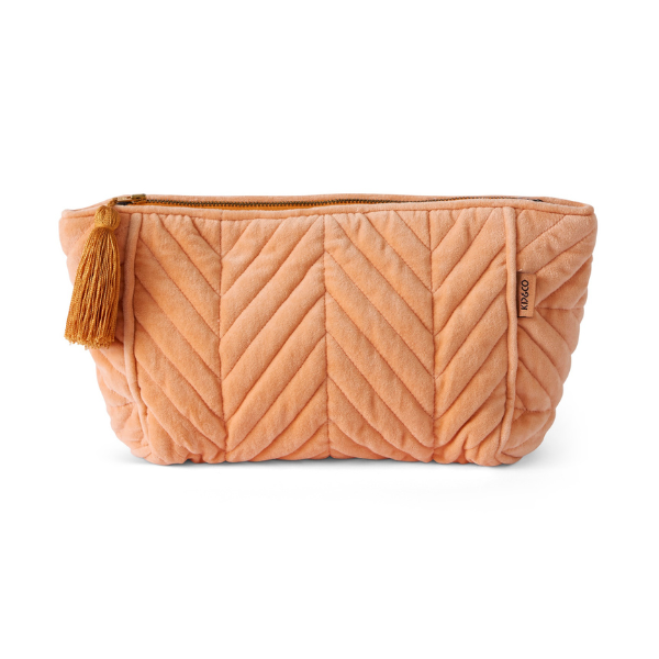 Melon Velvet Toiletry Bag