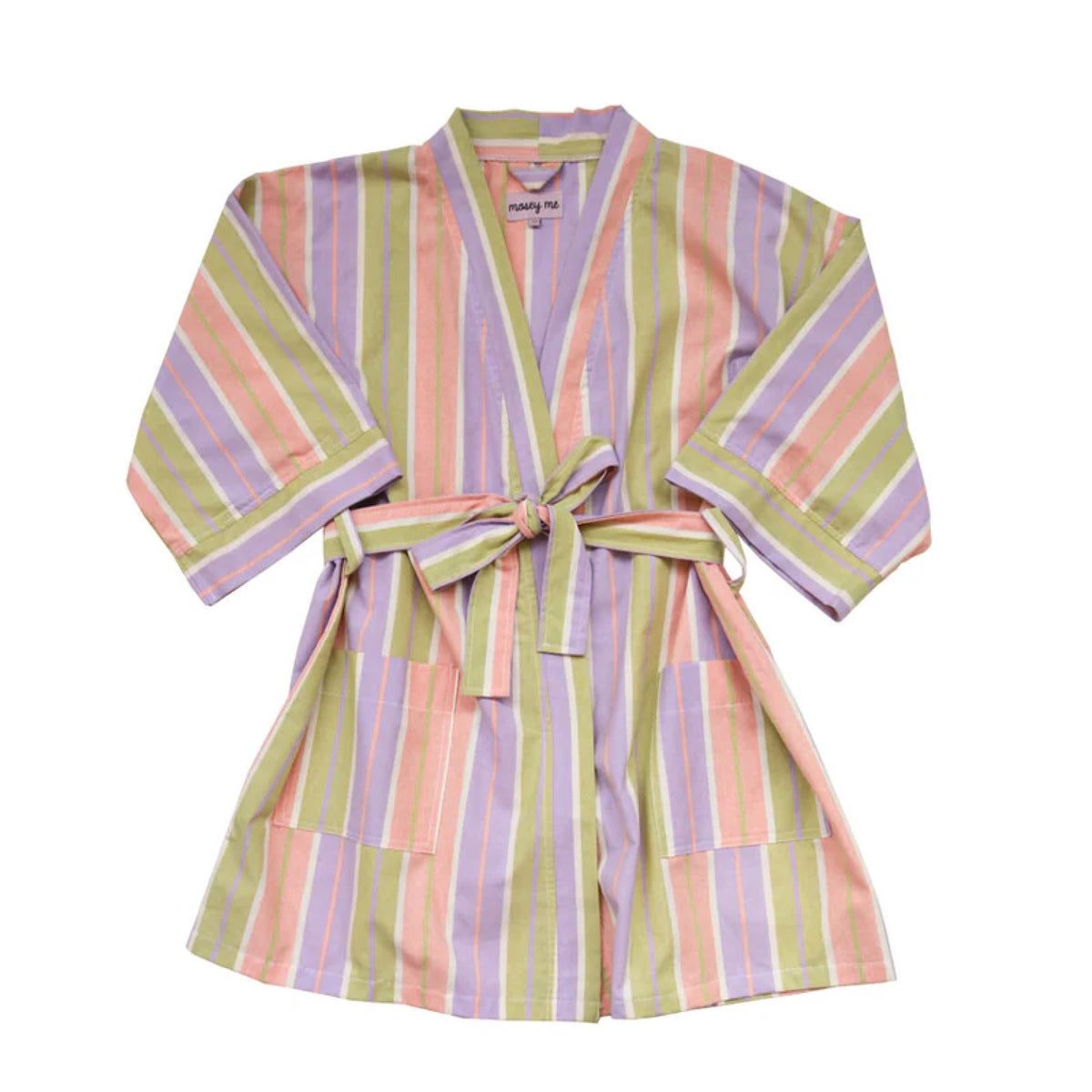 Miami Stripe Short Robe