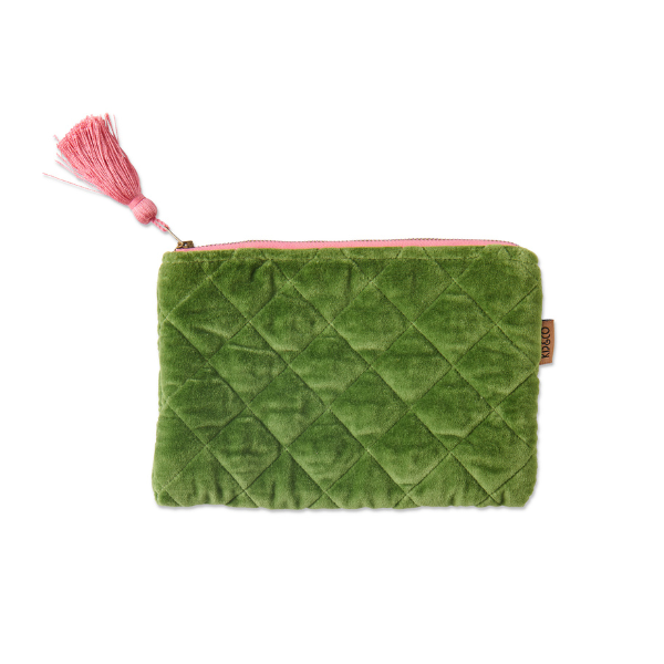 Moss Velvet Cosmetics Purse