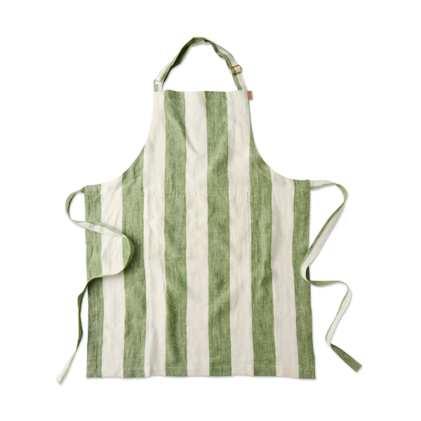 Moss Stripe Apron