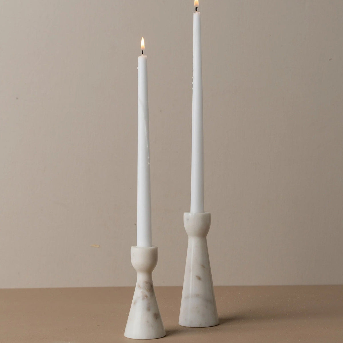 Muum Marble Candle Holders / Set of 2