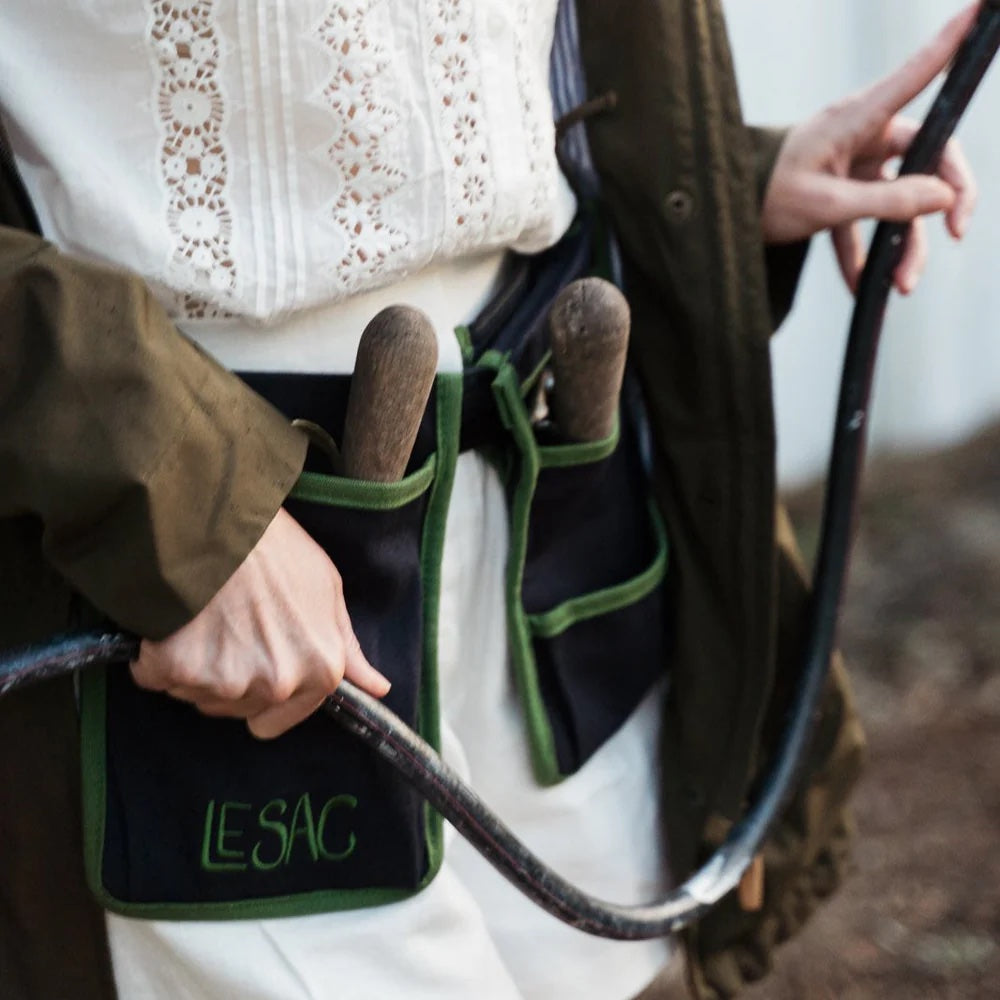 Garden Tool Belt / Navy &amp; Green