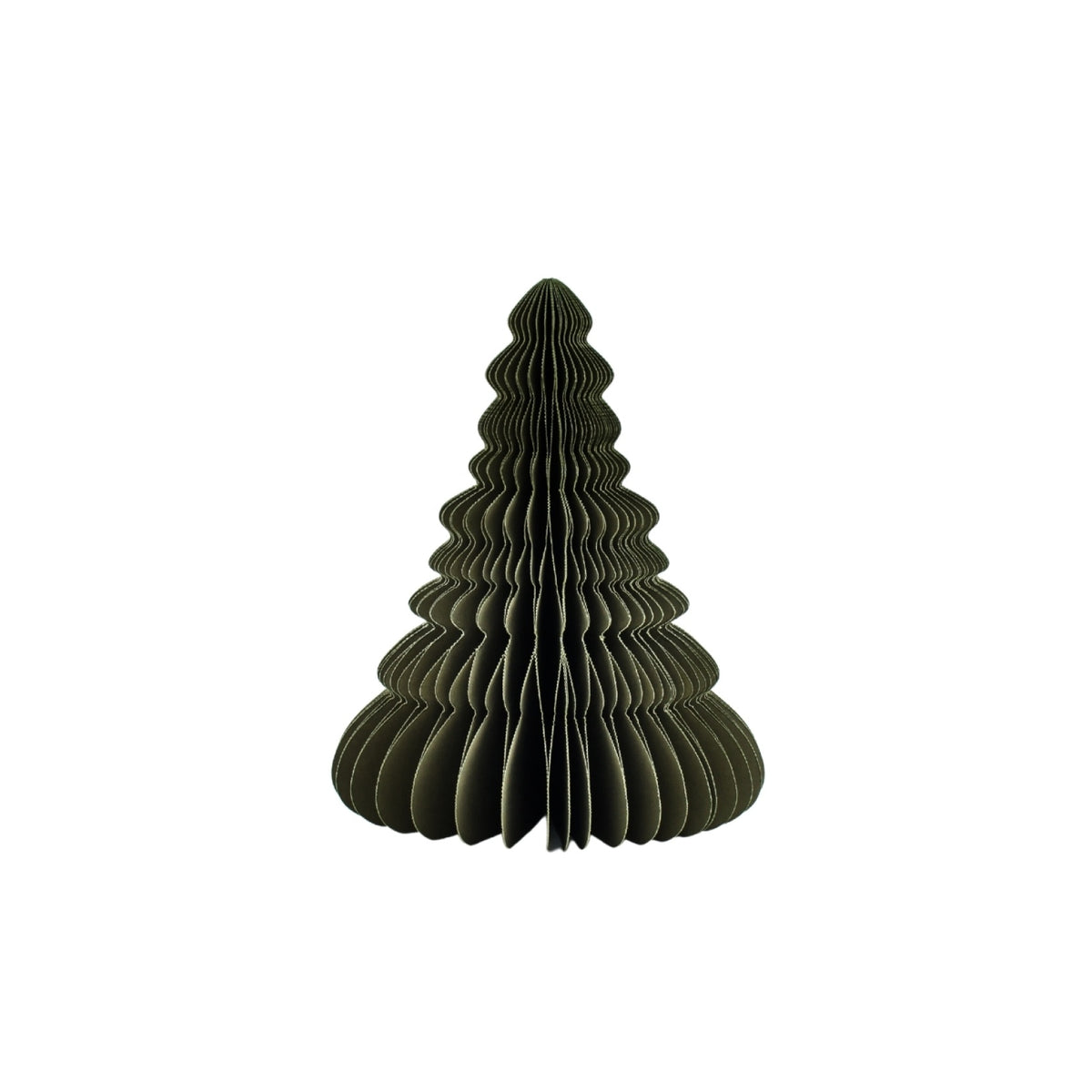 Standing Tree with Glitter 15cm / Olive Green