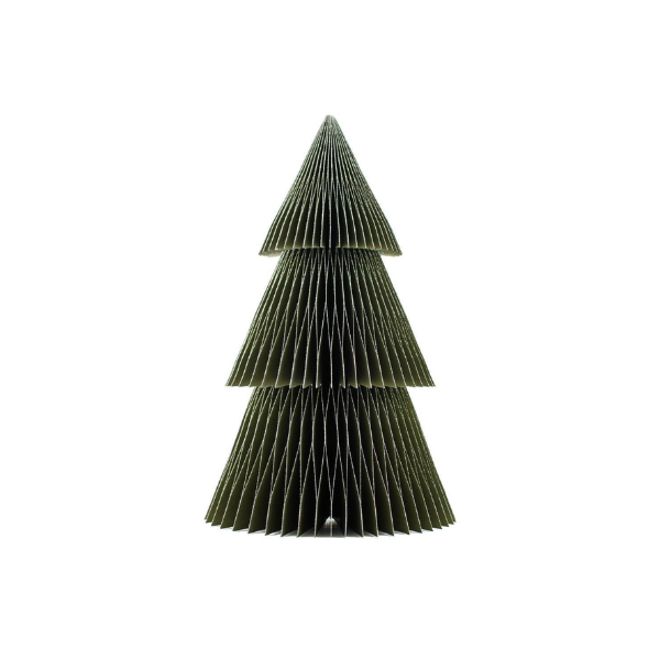 Deluxe Standing Tree with Glitter 45cm / Olive Green