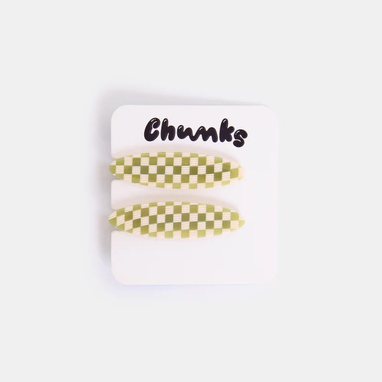 Allie Clips / Olive Check