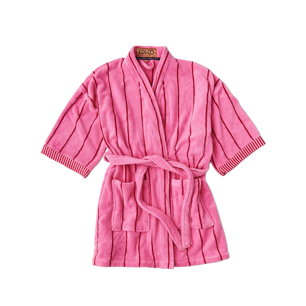 Iced Vovo Stripe Terry Mini Bath Robe