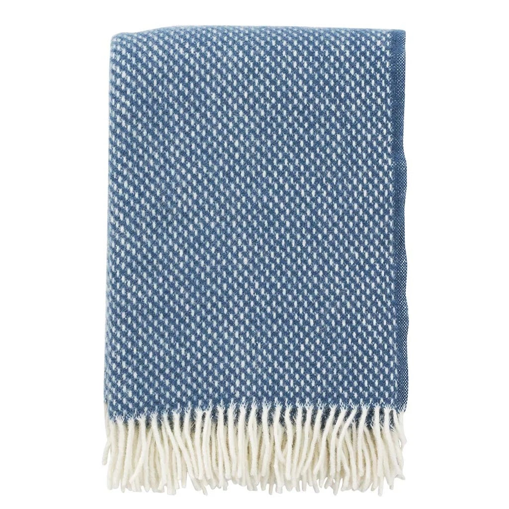 Preppy Wool Throw / Blue
