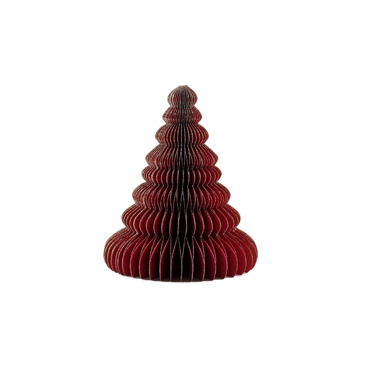 Standing Tree with Glitter 15cm / Classic Red