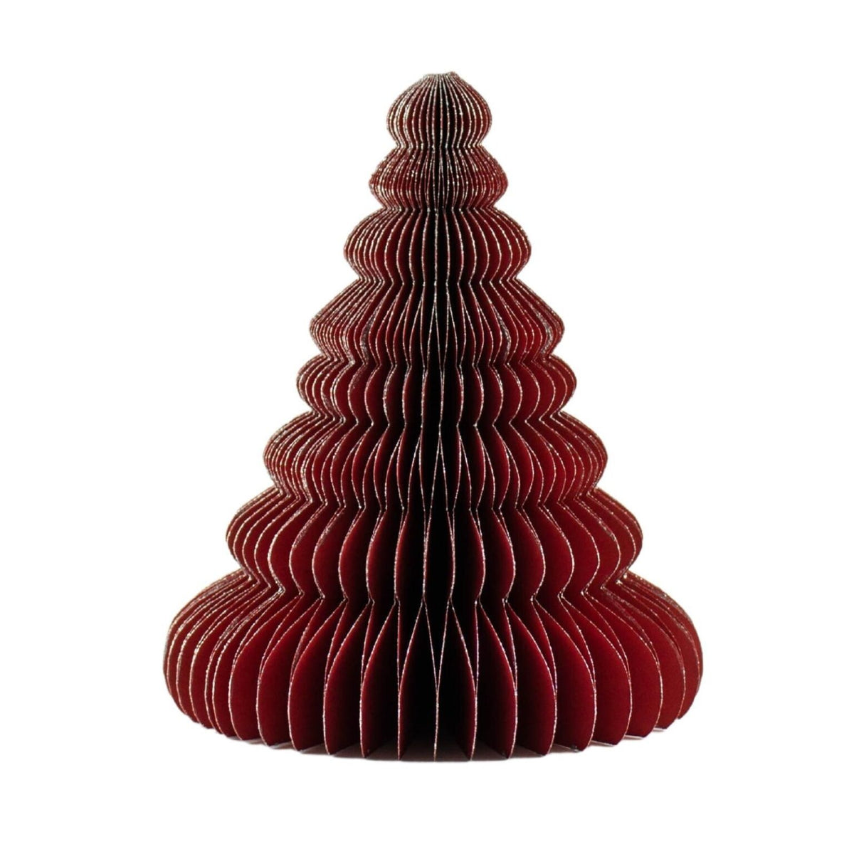 Standing Tree with Glitter 24cm / Classic Red