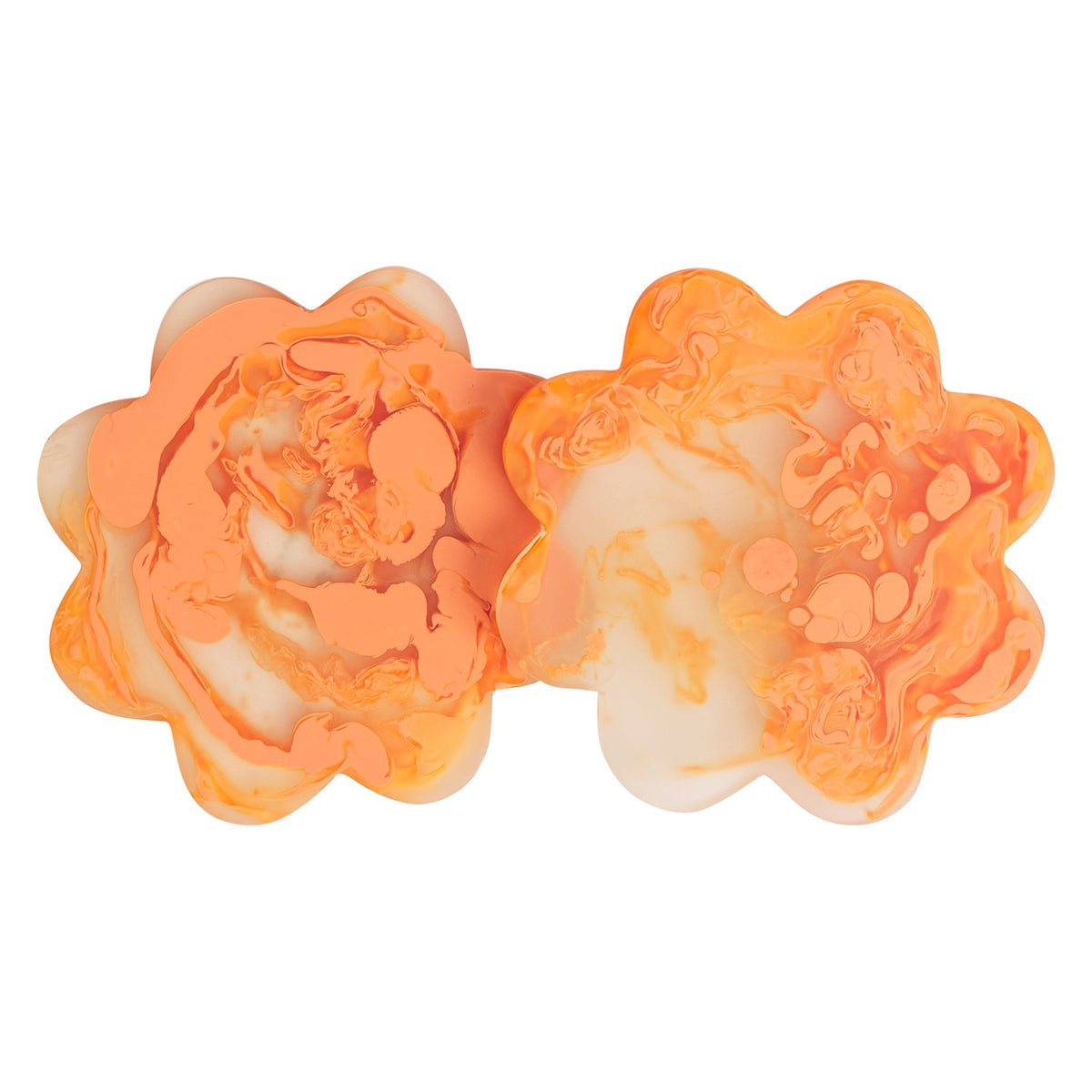 Cecilia Resin Coasters Set of 2 / Persimmon