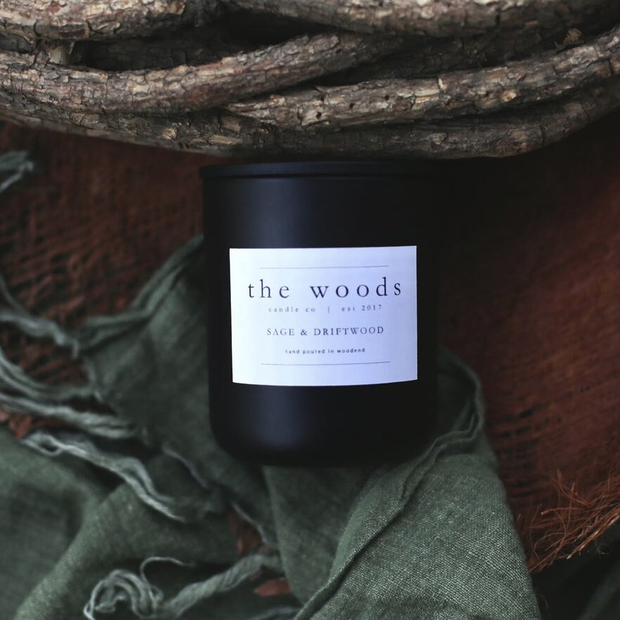 Hanging Rock Sage &amp; Driftwood Candle