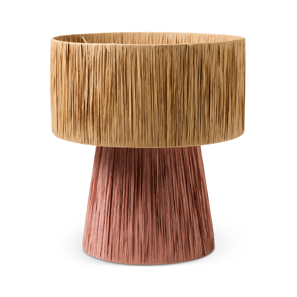 Sassafras Raffia Lamp