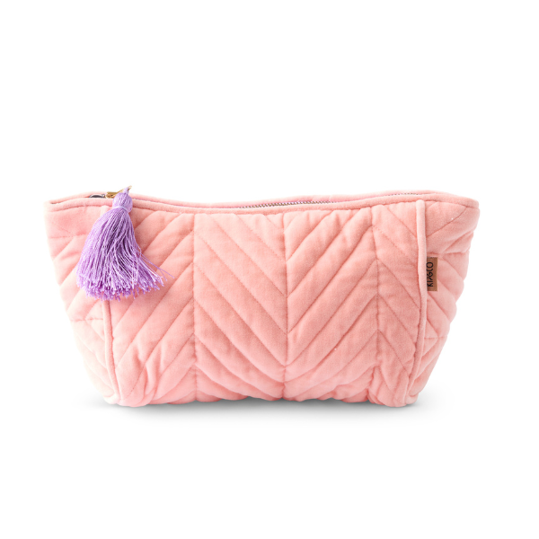Sherbet Velvet Toiletry Bag