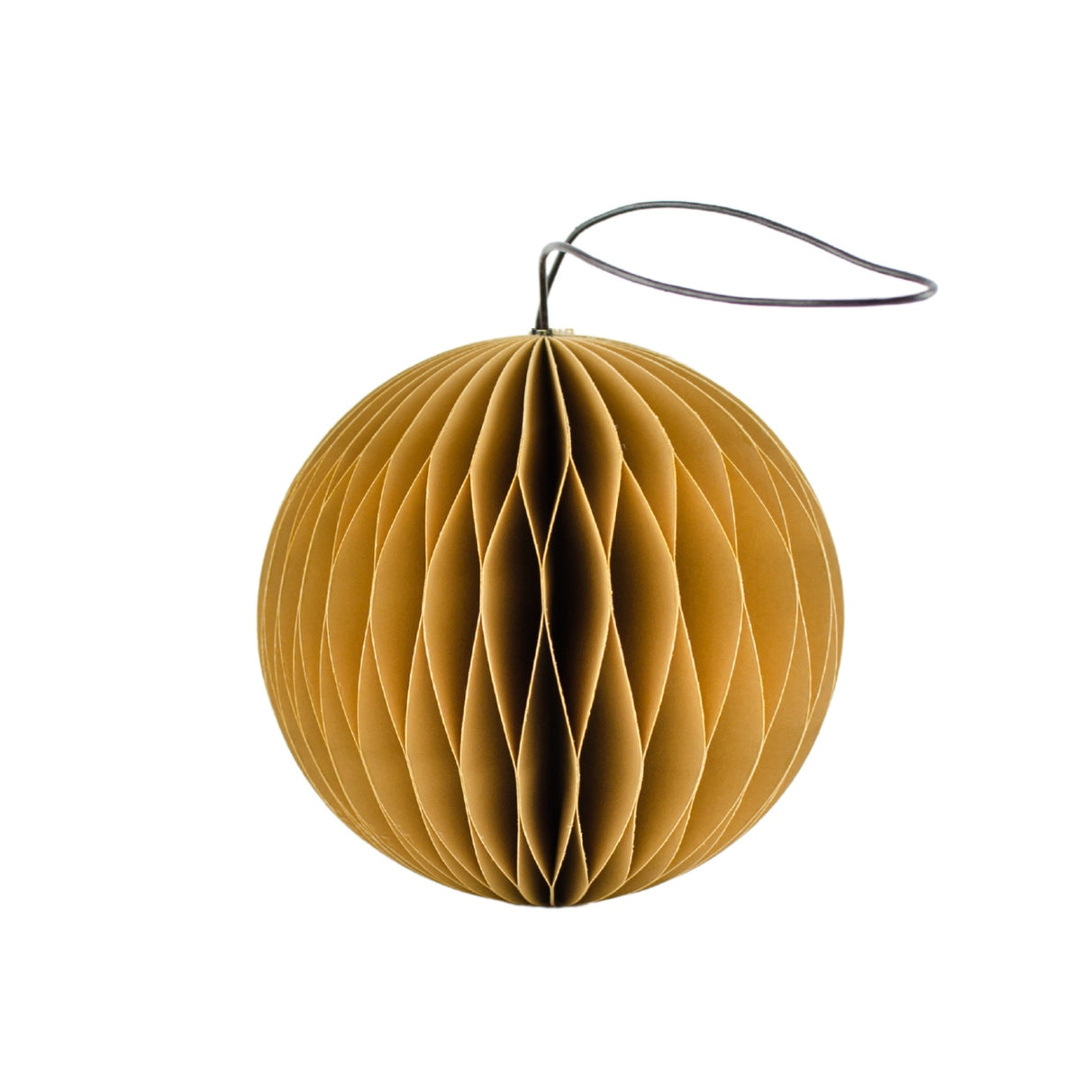 Paper Sphere Ornament / Golden Sand