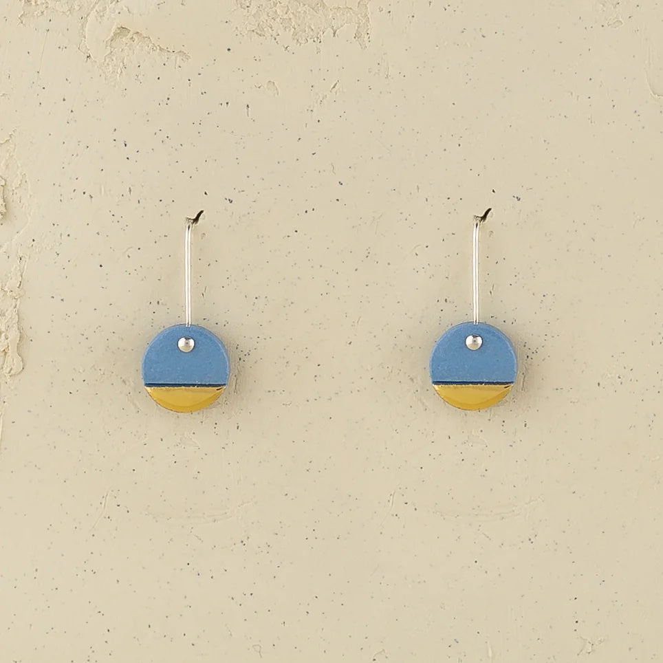 Spot Earrings / Denim