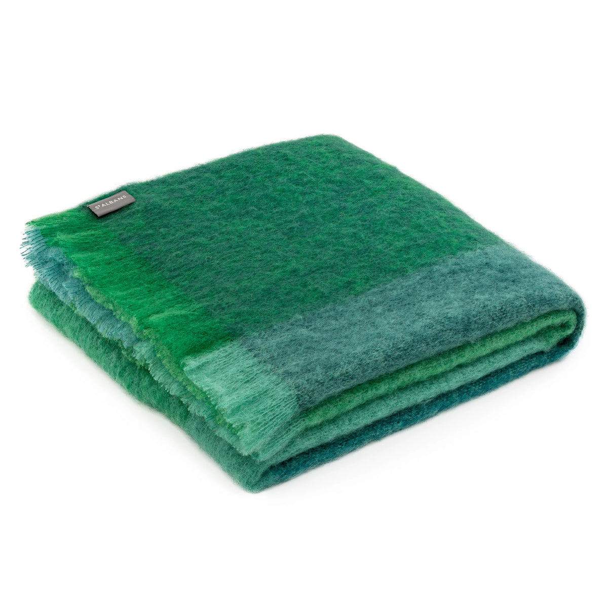 Emerald Mohair Throw