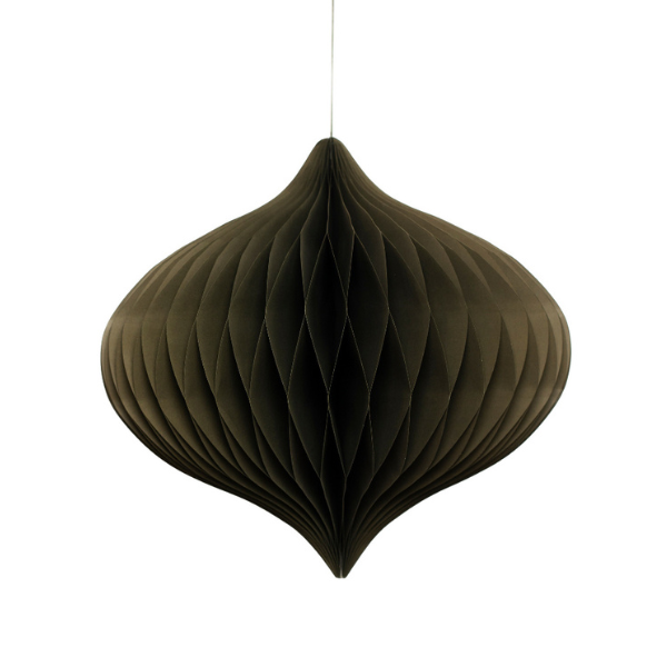 Statement Hanging Jewel 45cm / Olive