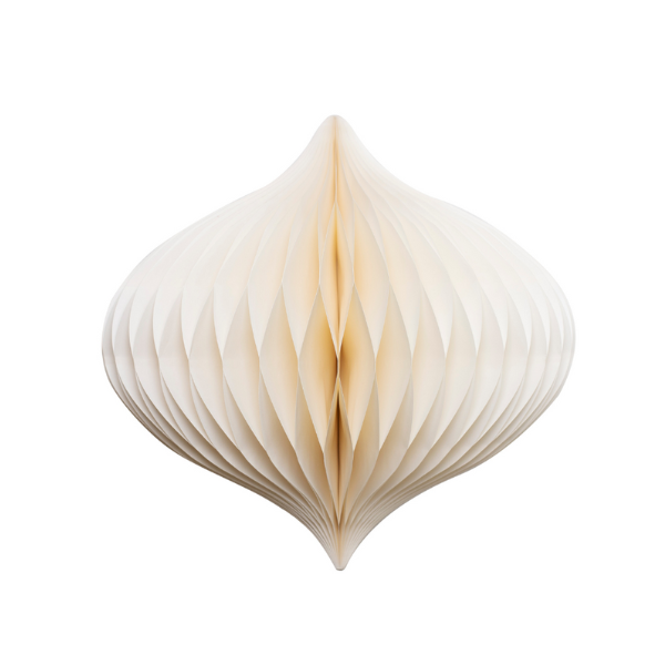 Statement Hanging Jewel 45cm / Off White