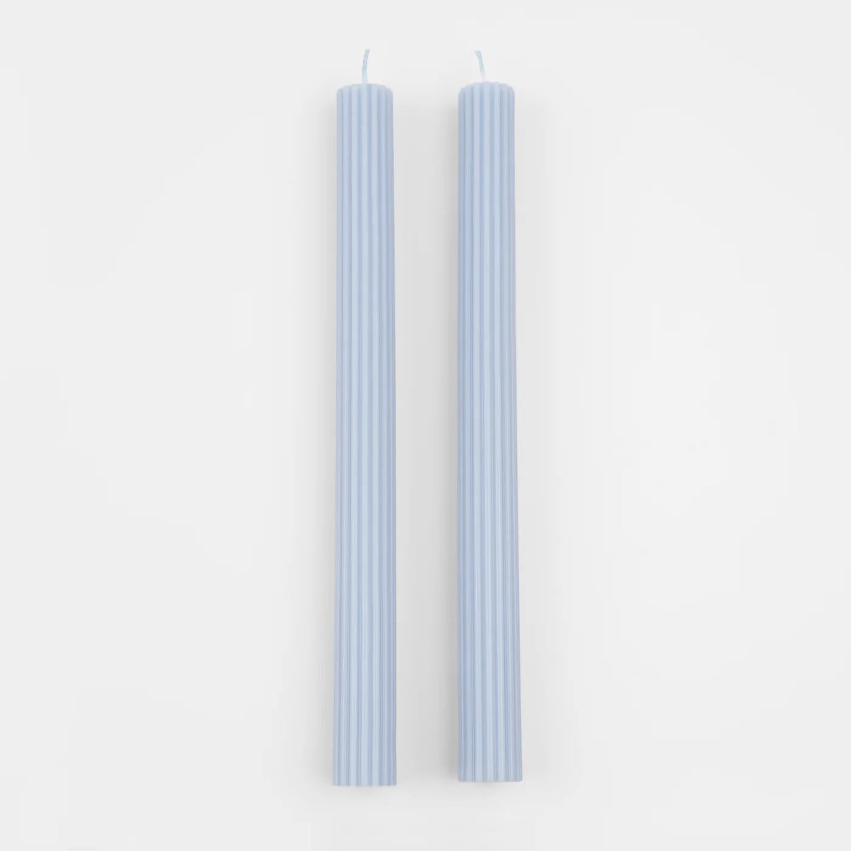 Summer Sky Blue Table Candles / Pack of 2