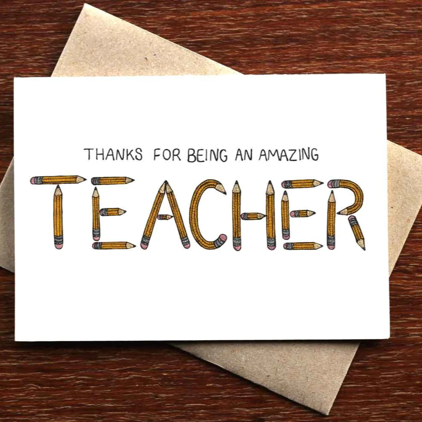 Greeting Card / Amazing Teacher