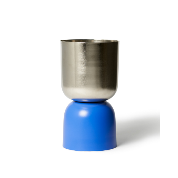 Tone Planter / Nickel & Blue