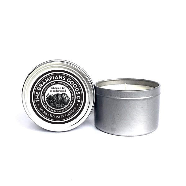 Travel Tin Candle / Siberian Fir &amp; Cedarwood