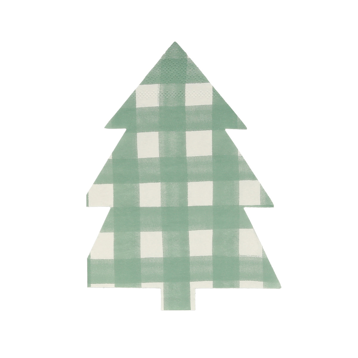 Green Gingham Tree Napkins