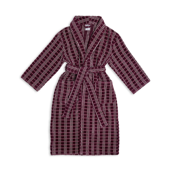 Velour Robe / Blackberry