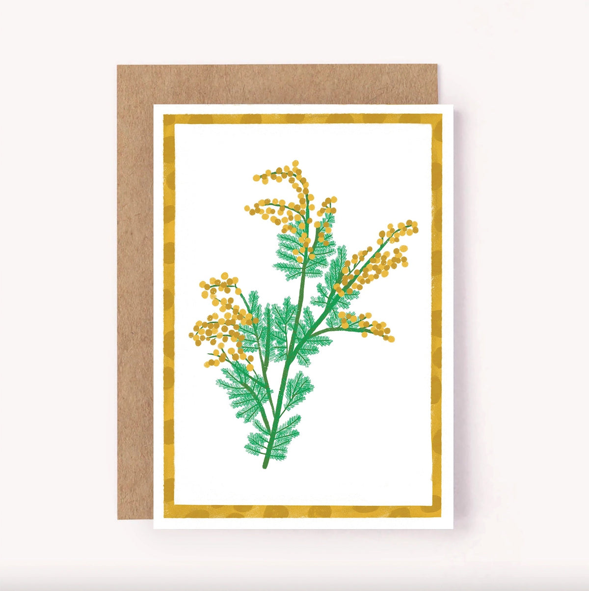 Australian Wattle Greeting Card