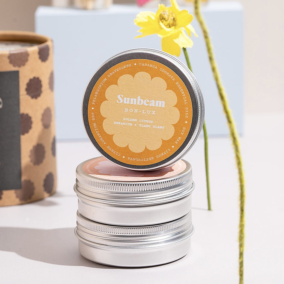 Sunbeam Travel Tin Candle